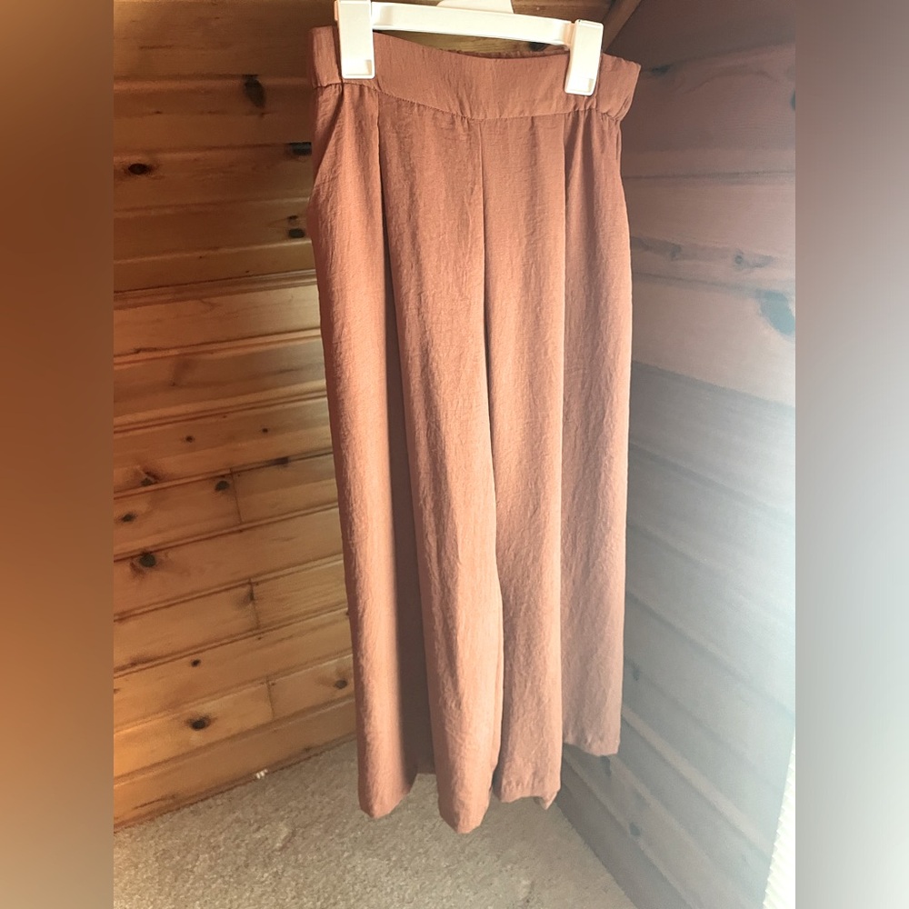H&M wide leg cropped pants